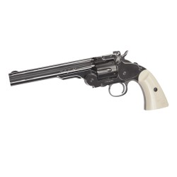 revolver schofield 6\" co2 grey full metal 4.5bbs